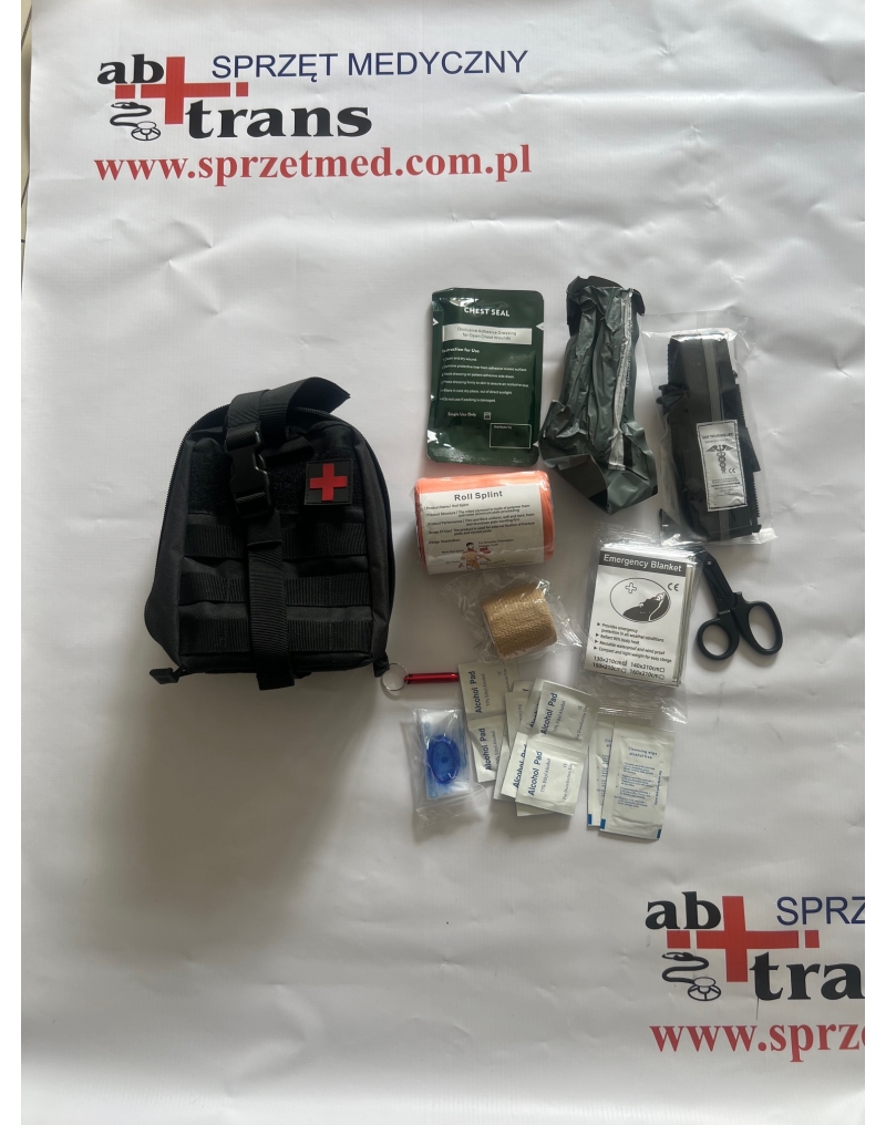 Apteczka taktyczna wyposażona, opaska SOFT !