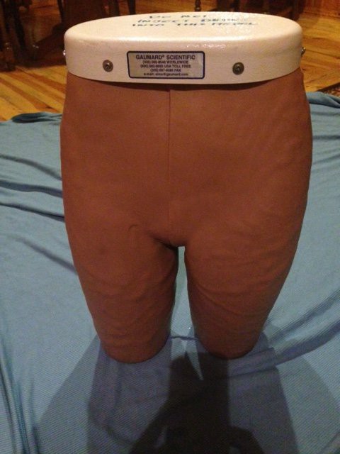 Symulator / trenażer do iniekcji domięśniowych