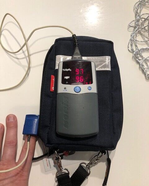 Pulsoksymetr Nonin 2500 + 1 czujnik napalcowy + torba!