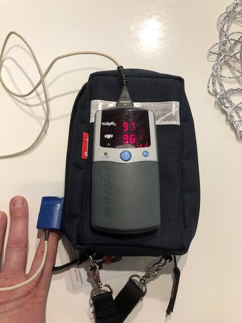 Pulsoksymetr Nonin 2500 + 1 czujnik napalcowy + torba!
