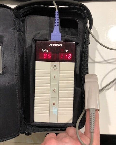 Pulsoksymetr Nonin 8500 + etui + czujnik napalcowy!