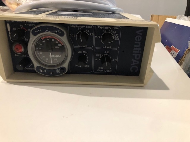 Ventipac 200d respirator transportowy !