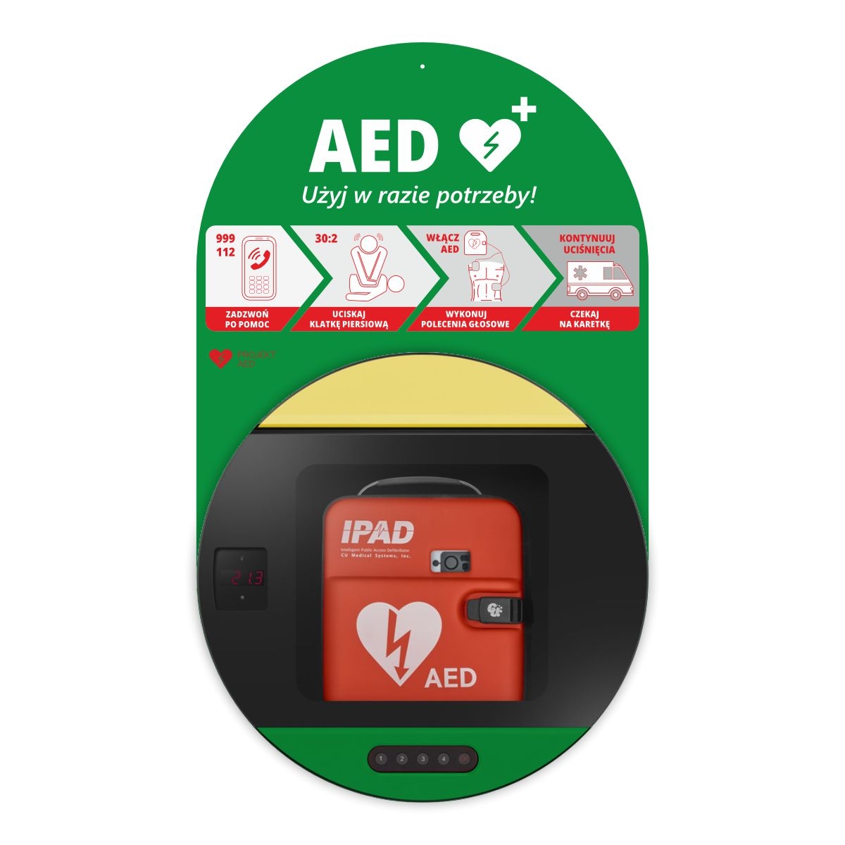 Szafka na defibrylator DefibSafe 3 (DS3)