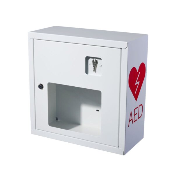 Szafka ASB1001 na defibrylator AED Key-lock White, Red