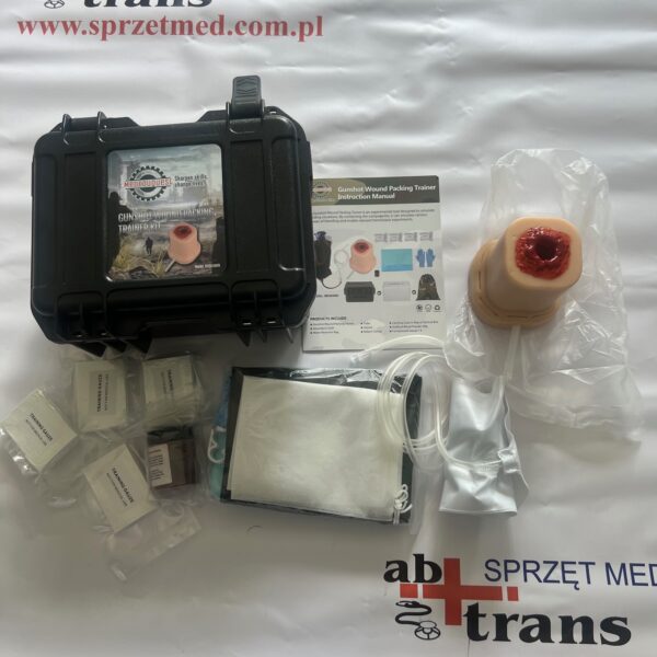 MedEduQuest Trenażer do Pakowania ran Postrzałowych (Pudełko Taktyczne)