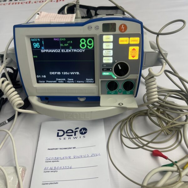 Defibrylator ZOLL R SERIES PLUS z okablowaniem!