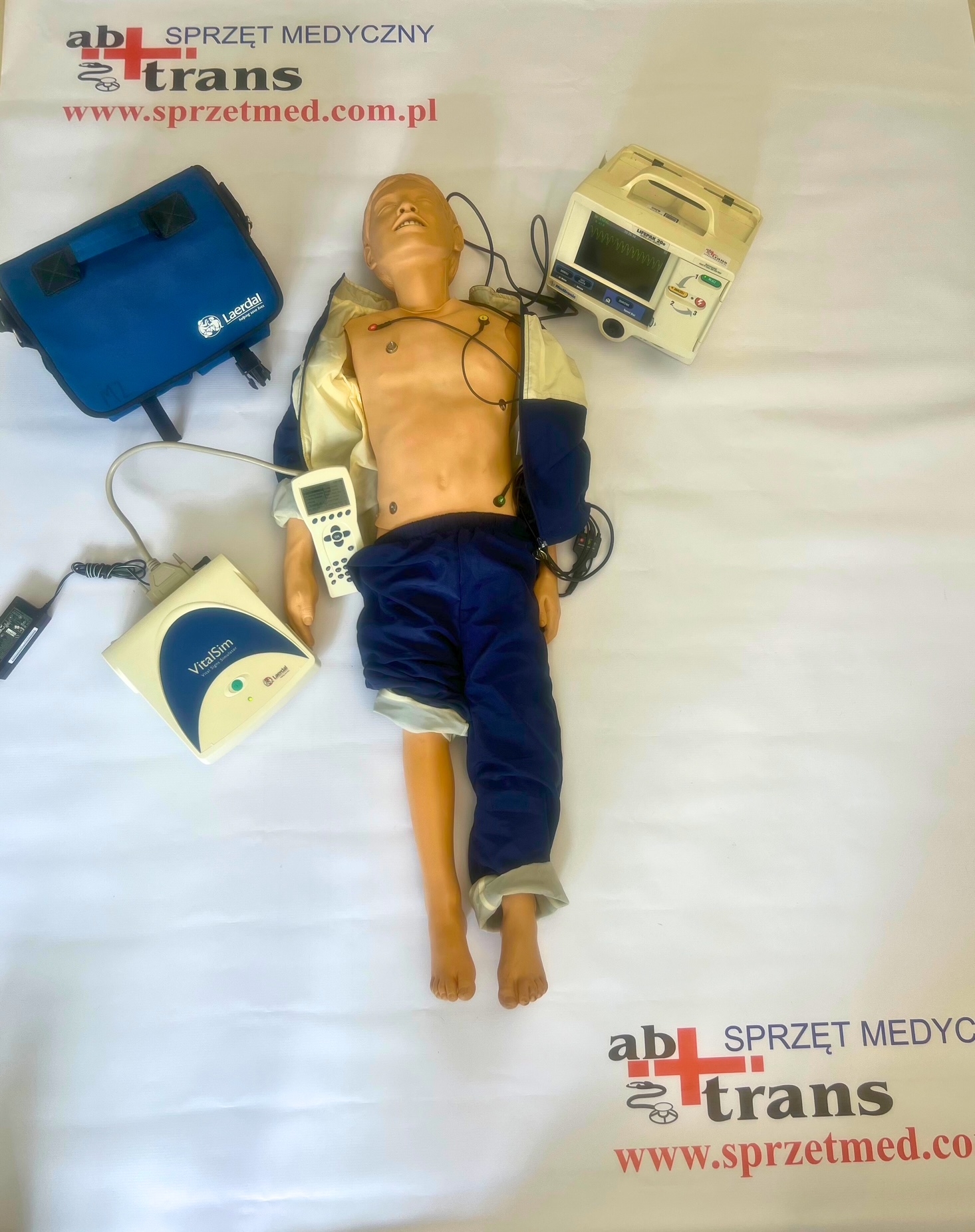 Laerdal Megacode KID Advanced + Symulator EKG Vitalsim!