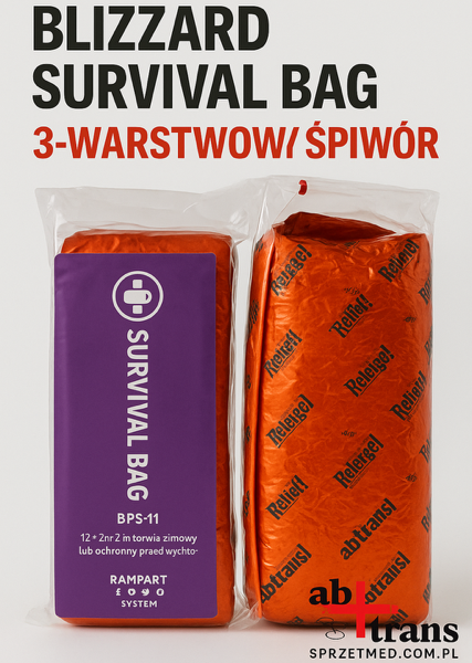 Blizzard Survival Bag BPS-11 - 3 warstwowy śpiwór