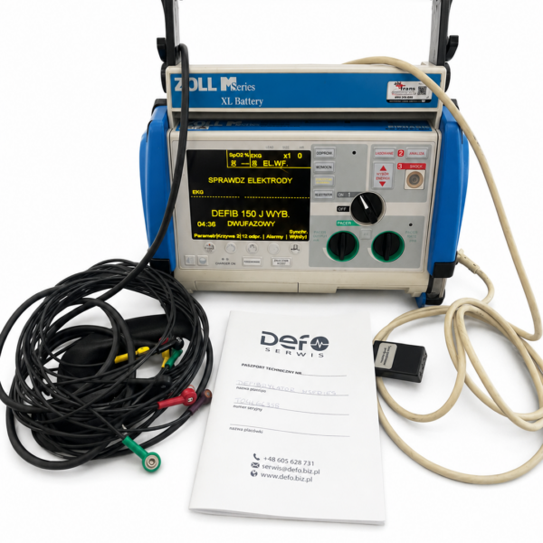 Defibrylator Zoll M Series w zestawie